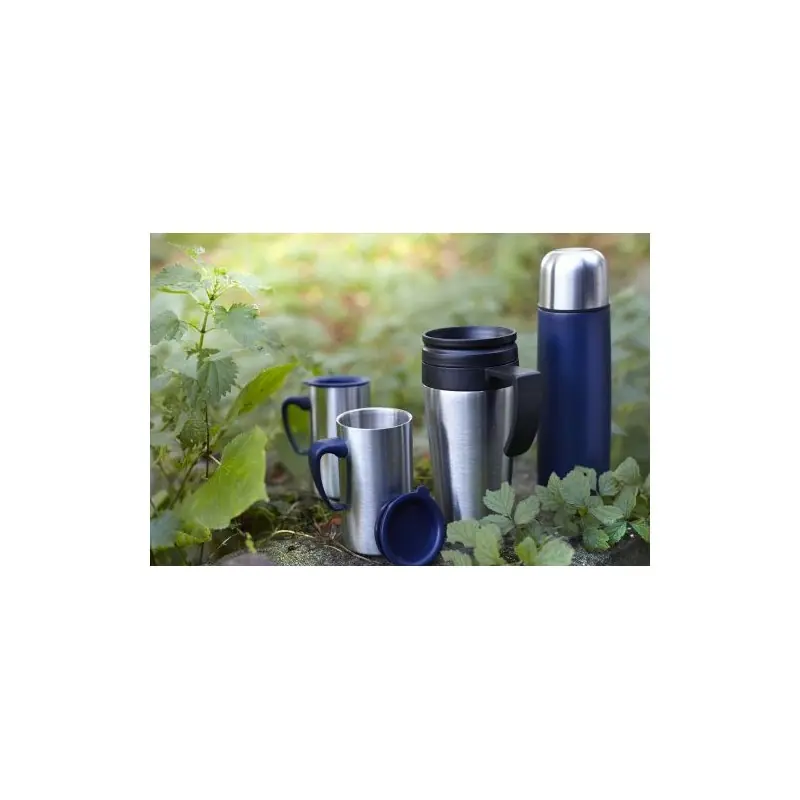 Set Isotherme Luca : Bouteille et Mugs en Acier