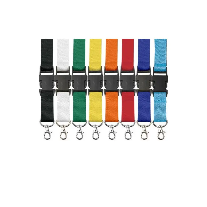 Lanyard personnalisé en polyester accessoire publicitaire Bobbi Matières : coton Taille textile : L Couleurs : naturel goodies e