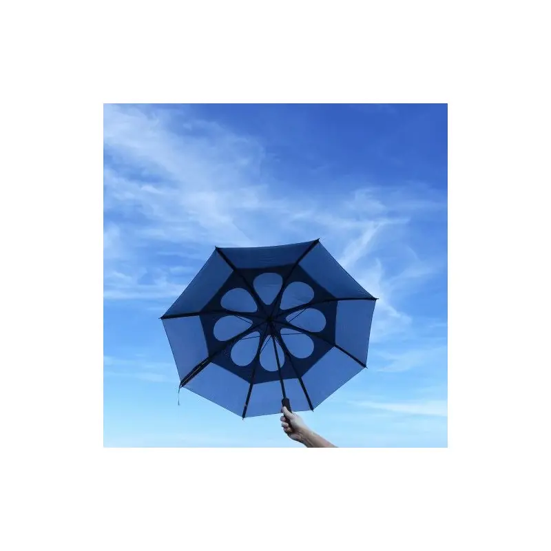 Parapluie grand golf résistant aux tempêtes - Debbie Matières : polyester Taille textile : XS Couleurs : bleu marine cadeau entr