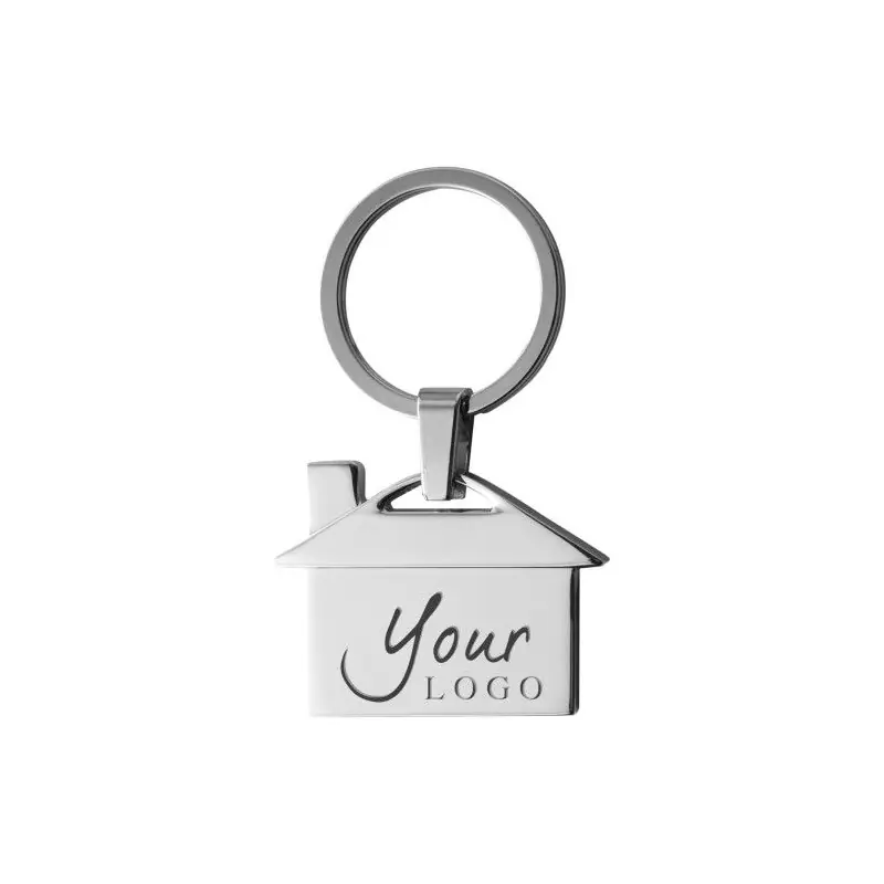 Porte-clés métalliques personnalisés Mika - Cadeau Matières : aluminium Couleurs : bleu marine cadeau entreprise pas cher