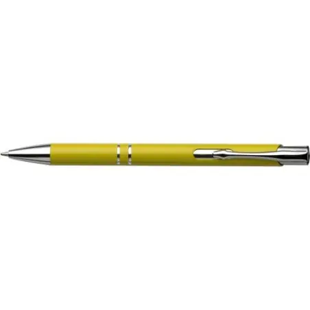 Stylo bille personnalisé en aluminium - Albacete Matières : coton recyclé Couleurs : marron livraison express 24h 48h