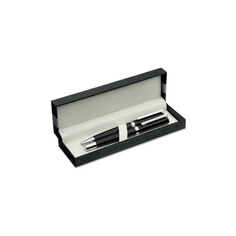 Set d'écriture personnalisé élégant pas cher - CECIL Matières : papier recyclé Couleurs : bleu personnalisable avec votre logo