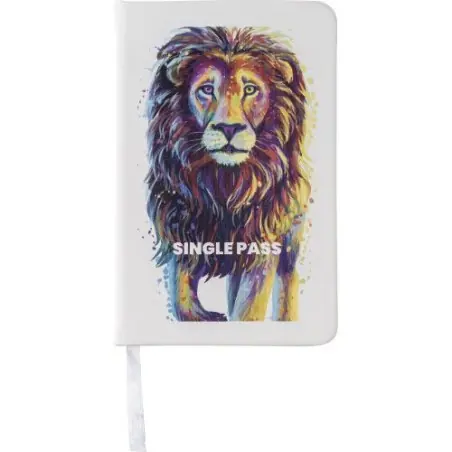 Carnet A6 Écologique avec Couverture PU Élégante Dita Couleurs : vert Matières : polyester recyclé personnalisable avec votre lo