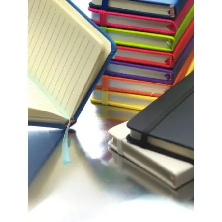 Carnet A6 Écologique avec Couverture PU Élégante Dita Matières : acier inoxydable Couleurs : noir livraison express 24h 48h