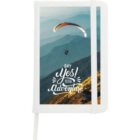 Carnet A6 Écologique avec Couverture PU Élégante Dita Couleurs : rouge marquage laser ultra précis