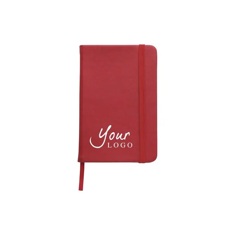 Carnet A6 Écologique avec Couverture PU Élégante Dita Couleurs : rouge personnalisation rapide en France