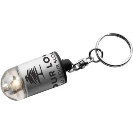 Porte-clés torche Carly : Éclairez vos clés avec style
