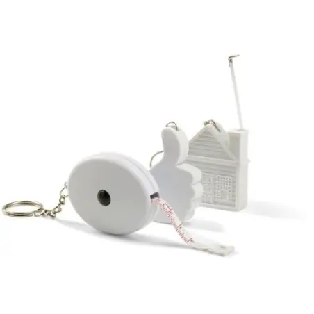 Porte-clés mètre ruban Lorena : Pratique et Élégant