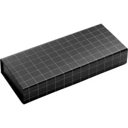 Stylo bille personnalisé en métal - Malika, cadeau d'entreprise Matières : nylon Couleurs : noir 2