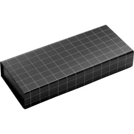 Stylo bille personnalisé en métal - Malika, cadeau d'entreprise Matières : nylon Couleurs : noir personnalisable avec votre logo