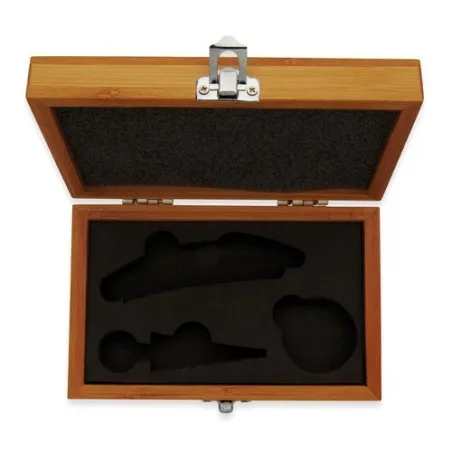 Coffret de sommelier écologique en bambou - SONOMA Matières : chanvre Couleurs : noir cadeau entreprise pas cher