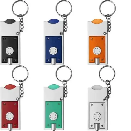 Porte-clés torche en plastique Madeleine