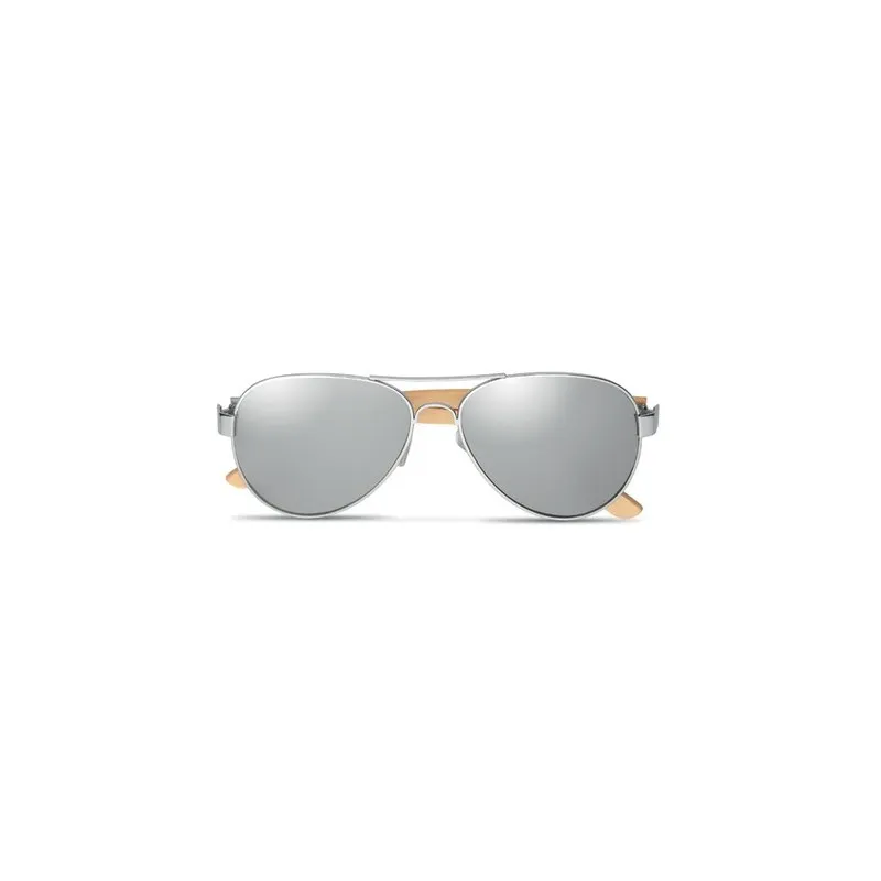 Lunettes de soleil écologiques en bambou personnalisées - Protection UV400 HONIARA Matières : coton Taille textile : XL Couleurs