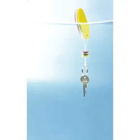 Porte-clés Flotteur Personnalisé - Accessoire Publicitaire Hamid Matières : coton organique Taille textile : L Couleurs : beige 